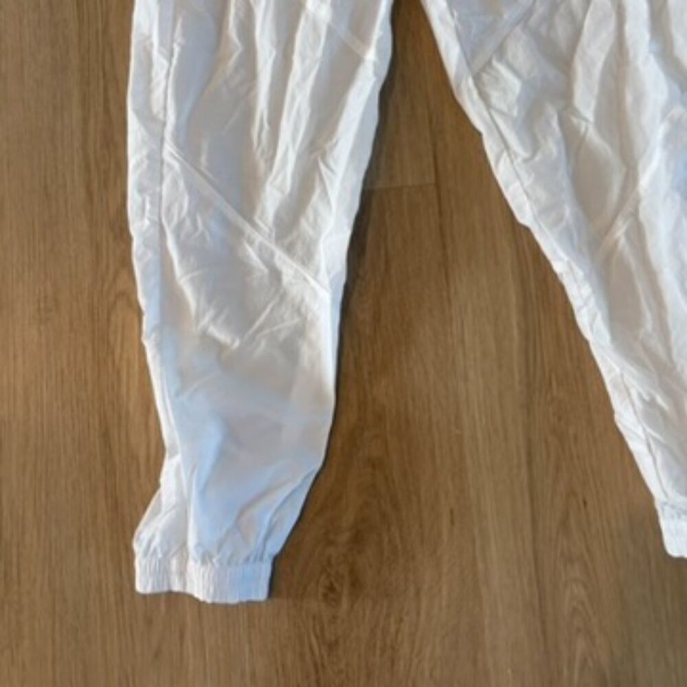 ** michael Jordan Y2K VTG Rare Windbreaker Pants Jumpman White Red black Small - Picture 2 of 11